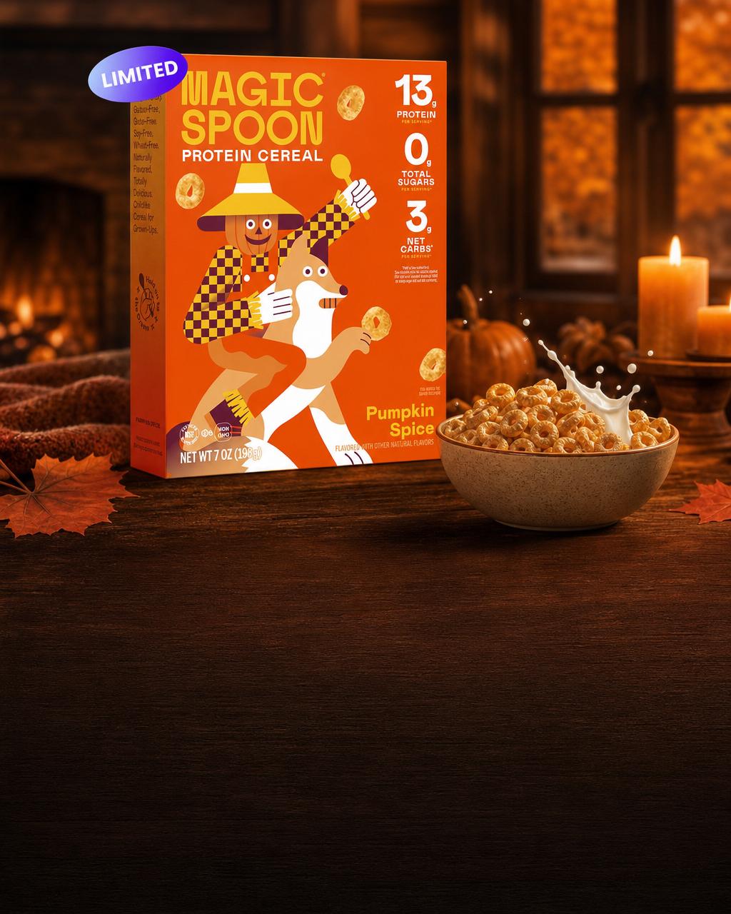 Pumpkin Spice Cereal — generated ad (4:5)
